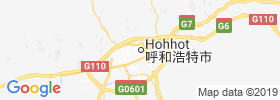 Hohhot map